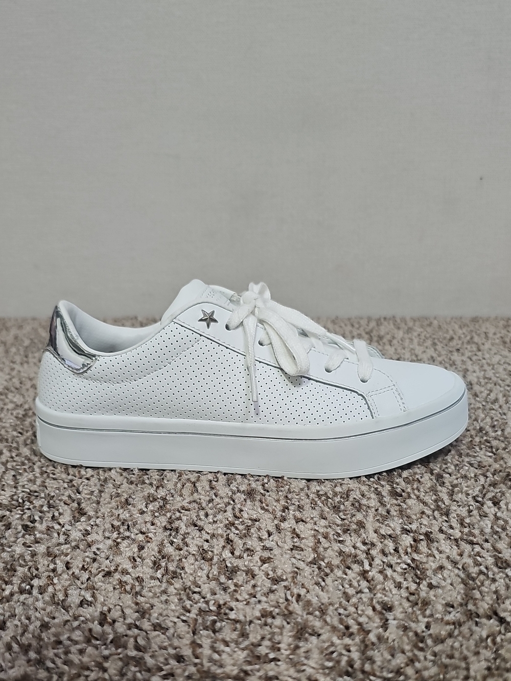 SKECHERS STREET HI-LITE PERF-ECT LEATHER SNEAKERS BFPM-10-079 - Picture 6 of 10